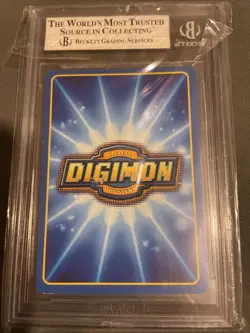 Ikkakumon Series 1 Starter Set Digimon Becket Grade 7.5 2022 - rarer card graded - Image 2