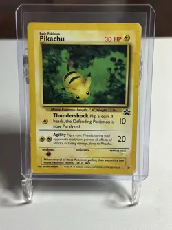 DMG PIKACHU - 27 - Black Star Promo - Pokemon Vintage Card - Image 1
