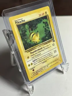 DMG PIKACHU - 27 - Black Star Promo - Pokemon Vintage Card - Image 2