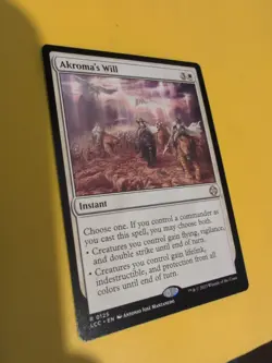 Akroma's Will. LCC. Lost Cavern's of Ixalan. Commander Magic the Gathering Card. - Image 2