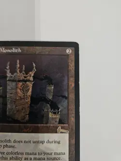 MTG Grim Monolith Artifact Colorless Rare Urza's Legacy 1999 Chippy 126 #3 - Image 4