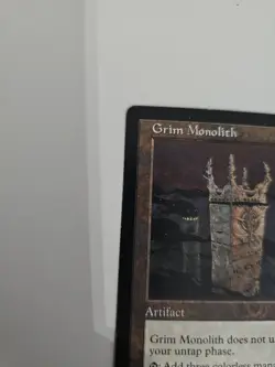 MTG Grim Monolith Artifact Colorless Rare Urza's Legacy 1999 Chippy 126 #3 - Image 5