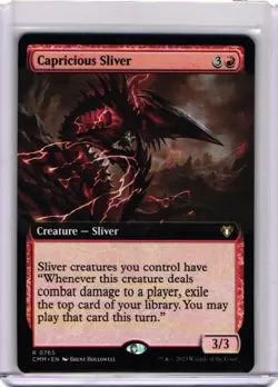 MTG Capricious Sliver Extended Art 0760 - Image 1