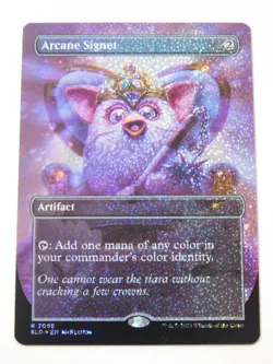 Arcane Signet Confetti Foil Furby's Magic the Gathering Secret Lair 7066 Artifac - Image 1