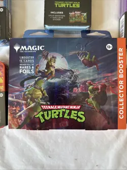 Magic the Gathering Teenage Mutant Ninja Turtles Complete Set Of Tins + Booster - Image 2