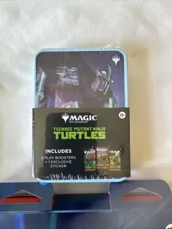 Magic the Gathering Teenage Mutant Ninja Turtles Complete Set Of Tins + Booster - Image 4