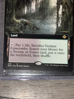 MTG Magic Extended Art Verdant Catacombs 479 Modern Horizons 2 MH2 NM - Image 3