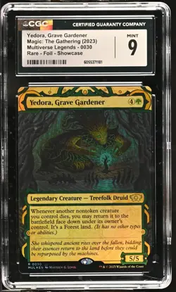 YEDORA, GRAVE GARDENER Multiverse Legends Foil Rare CGC 9 MTG [Nostalgium] - Image 1