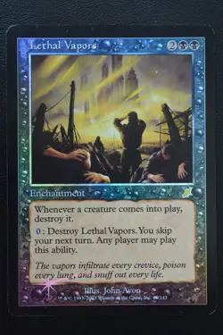 Magic The Gathering MTG LETHAL VAPORS FOIL Scourge LP Lightly Played - Image 1