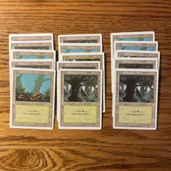 MTG: X15 Forest 1994 Revised Edition (3rd) Magic the Gathering - Image 1