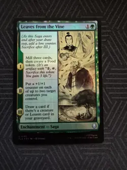mtg leaves from the vine foil avatar: the last airbender - Image 1