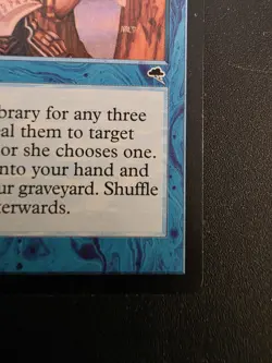 Intuition Tempest Instant Rare Blue April Lee Wizards 1997 English MTG - Image 5