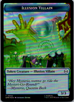 Spider 3 // Illusion Villain 2 Double-Sided Token T Foil Marvel's Spider-Man - Image 2