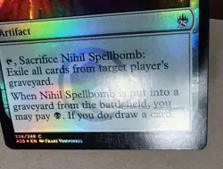 Nihil Spellbomb - Masters 25 (A25) - Common Reg - MTG - MP - Image 3