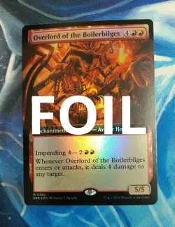 Magic the Gathering Overlord of the Boilerbilges Foil English Version Card - Image 1