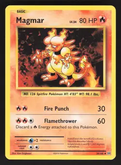 Magmar 20/108 Pokemon TCG XY - Evolutions VLP - Image 1
