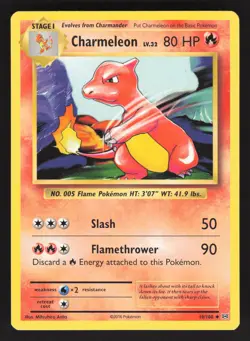Charmeleon 10/108 Pokemon TCG XY - Evolutions VLP - Image 1