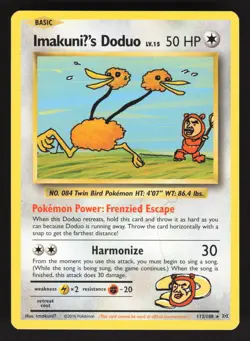ImakuniU's Doduo 112/108 Pokemon TCG XY - Evolutions NM - Image 1