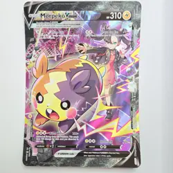 Morpeko V Union Marnie SWSH288 SWSH Black Star Promos English Pokemon Jumbo Card - Image 1