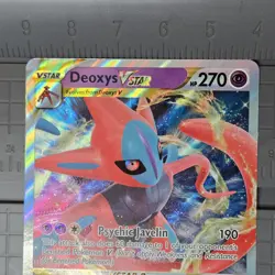 Pokemon Sword & Shield "Deoxys VSTAR" SWSH268 - JUMBO CARD Near Mint 2022 Promo - Image 3