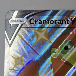 Pokemon TCG OVERSIZED Cramorant V SWSH086 Black Star JUMBO Holo Promo Card - Image 2