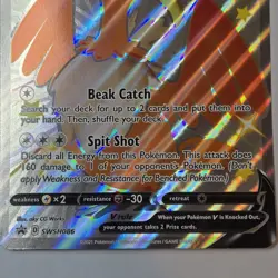 Pokemon TCG OVERSIZED Cramorant V SWSH086 Black Star JUMBO Holo Promo Card - Image 4