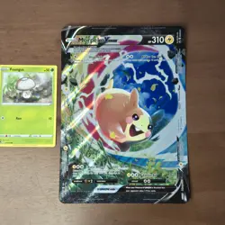 2022 Morpeko Swsh217 V-Union Black Star Promo OVERSIZED Holo Pokemon Card - Image 2