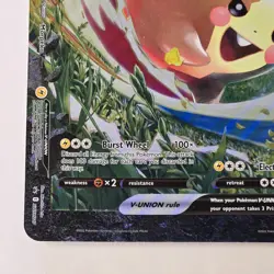 2022 Morpeko Swsh217 V-Union Black Star Promo OVERSIZED Holo Pokemon Card - Image 5