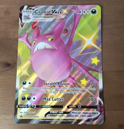 Pokemon Jumbo Crobat VMAX SWSH099 SWSH: Sword & Shield Promo Holo VMAX HP300 - Image 1