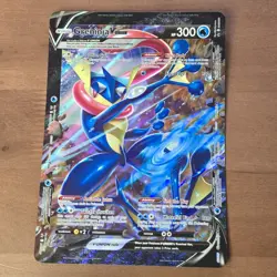 Pokemon Card Greninja V Union SWSH157 Oversized JUMBO Black Star Promo NEAR MINT - Image 2