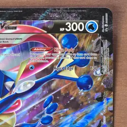 Pokemon Card Greninja V Union SWSH157 Oversized JUMBO Black Star Promo NEAR MINT - Image 4