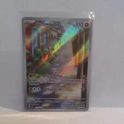Pokemon Sudowoodo 219/193 Sv02: Paldea Evolved Illustration Rare Full Art Holo - Image 1