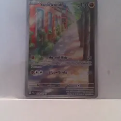 Pokemon Sudowoodo 219/193 Sv02: Paldea Evolved Illustration Rare Full Art Holo - Image 2