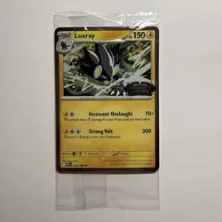 Pokemon TCG Mega Evolution Perfect Order Luxray Stamped 028/088 Best Buy Promo - Image 1