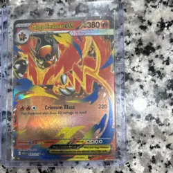 Pokemon TCG Mega Evolution EX Holo Lot Mega Emboar 2 Cards ASC English - Image 3