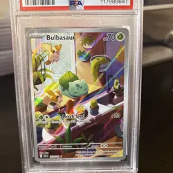 2024 POKEMON SCR EN-STELLAR CROWN ILLUSTRATION RARE #143 BULBASAUR PSA 10 - Image 4