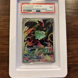 MINT PSA 9 Bulbasaur #133 Stamped | Mega Evolution Enhanced | Pokemon 2025 - Image 1