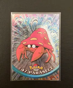 1999 Topps Pokemon Parasect #47 TV Animation Edition Series 1 Holo Rare - Image 1