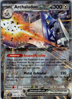 ⚡Pokemon - Archaludon ex - 130/191 - Double Rare - Surging Sparks - NM⚡ - Image 1