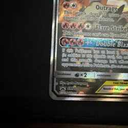 Pokemon Reshiram & Charizard GX SM201 Promo TAG TEAM Holo SM Set 270HP English - Image 3