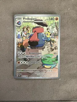 Pokemon TCG Twilight Masquerade Probopass 182/167 Illustration Rare Near Mint - Image 1