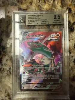 2022 Pokemon Rayquaza VMAX TG20 Silver Tempest Trainer Gallery Gem Mint BGS 9.5 - Image 1