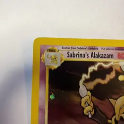 Sabrina's Alakazam 16/132 Holo Rare Pokemon Gym Challenge LP Pokemon TCG - Image 3