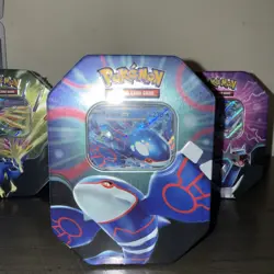 Pokemon Azure Legends Tins - Complete Set - KYOGRE/XERNEAS/DIALGA (SEALED) - Image 3