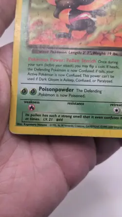 Vintage Pokemon TCG Dark Gloom #36/82 Uncommon Unlimited Edition Team Rocket HP - Image 4