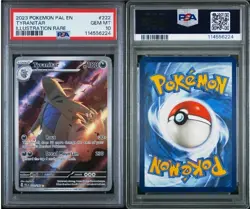 Pokemon Tyranitar 222 Paldea Evolved Rare 222/193 Illustration Rare MINT PSA 10 - Image 2