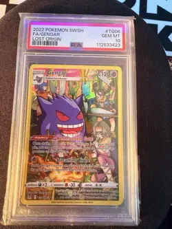 Pokemon TCG Gengar Lost Origin Trainer Gallery TG06/TG30 Holo Ultra Rare PSA 10 - Image 1
