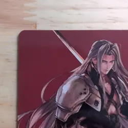 Sephiroth Signed Art Card Fabled Soldier Final Fantasy Gold Leaf Japan Edition - Image 2