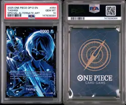 2025 One Piece OP 12 EN Tashigi Special Alternate Art #050 PSA 10 - Image 1