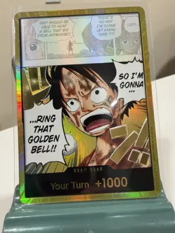 One Piece Gold DON!! OP15 ENGLISH Luffy Golden Bell - Adventure On Kamis Island - Image 1